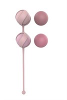 Набор из 4 розовых вагинальных шариков Valkyrie - фото 1316067