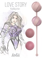 Набор из 4 розовых вагинальных шариков Valkyrie - фото 1316068