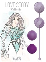 Набор из 4 фиолетовых вагинальных шариков Valkyrie - фото 1368023