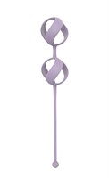 Набор из 4 фиолетовых вагинальных шариков Valkyrie - фото 1368025