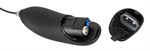 Черная надувная анальная пробка Inflatable Vibrating Butt Plug - 12,2 см. - фото 1316290