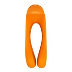 Оранжевый универсальный унисекс вибростимулятор Candy Cane - фото 1316934