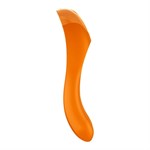 Оранжевый универсальный унисекс вибростимулятор Candy Cane - фото 1316936