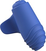 Синий вибростимулятор на пальчик Bteased Basic Finger Vibrator - фото 1433155