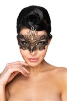 Золотистая карнавальная маска  Бекрус  - фото 1317186