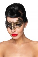 Золотистая карнавальная маска  Сириус  - фото 288938