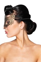 Золотистая карнавальная маска  Шедди  - фото 1317233