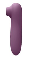 Фиолетовый вакуумный вибростимулятор клитора Ace - фото 1317407