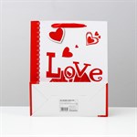 Бумажный пакет «Любовь» - 26 х 32 см. - фото 1368333