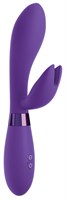 Фиолетовый вибратор-кролик #bestever Silicone Vibrator - 21,2 см. 190523 - фото 634182