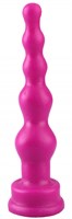Фиолетовый анальный стимулятор-ёлочка - 14,5 см. - фото 1319944