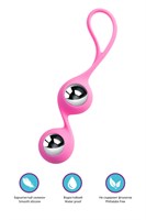 Розовые вагинальные шарики Futa 190555