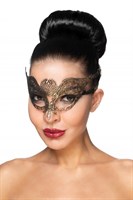Золотистая карнавальная маска  Поррима  - фото 1319953
