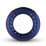 Фиолетовое эрекционное виброкольцо Saturn Vibrating Cock/Ball Ring - фото 1418372