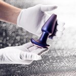 Фиолетовая анальная вибропробка Meteoroid с пультом - 13,9 см. 190688