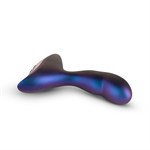 Фиолетовый вибромассажер Intergalactic с пультом - 12,6 см. - фото 64810