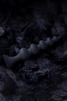 Черная анальная ёлочка Indi - 11,5 см. - фото 1368423