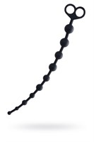 Черные анальные бусы Cephei - 33,5 см. - фото 1318967