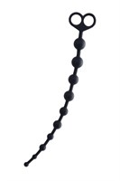 Черные анальные бусы Cephei - 33,5 см. - фото 1318969