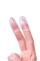 Комплект из 2 прозрачных насадок на палец Favi - фото 308453