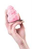 Розовый рельефный мастурбатор Flaff - фото 308980
