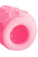 Розовый рельефный мастурбатор Flaff - фото 1368529