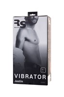 Телесный реалистичный вибратор Realstick Elite Vibro Justin - 21 см. - фото 1319644
