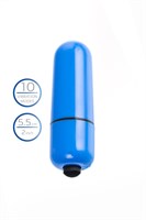 Синяя вибропуля A-Toys Braz - 5,5 см. 190785