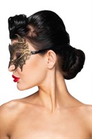 Золотистая карнавальная маска  Андромеда  - фото 1320104
