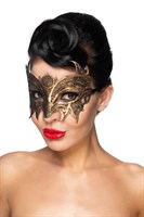 Золотистая карнавальная маска  Андромеда  - фото 305915
