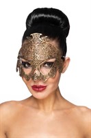 Золотистая карнавальная маска  Нави  - фото 1320121