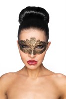 Золотистая карнавальная маска  Саиф  - фото 305942