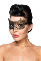 Золотистая карнавальная маска  Шедар  - фото 1320151