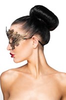 Золотистая карнавальная маска  Шеретан  - фото 1320155