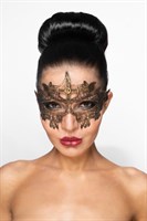Золотистая карнавальная маска  Шеретан  - фото 1320154