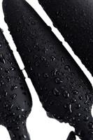 Набор из 3 черных анальных втулок Eridani - фото 1368688