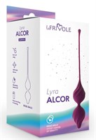 Фиолетовые вагинальные шарики Alcor - фото 1320573