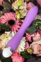 Фиолетовый вибратор Lantana - 22 см. - фото 1321553