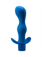 Синяя анальная вибропробка Derby - 13,5 см. - фото 1322856
