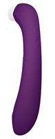 Фиолетовый клиторальный стимулятор Snello с функцией вибратора - 19,6 см. - фото 1322772