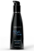 Охлаждающий лубрикант на водной основе Wicked AQUA CHILL - 120 мл. - фото 1368968