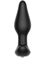 Черная анальная вибропробка Carl с пультом - 16,4 см. - фото 1322673
