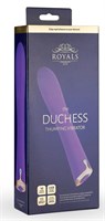 Фиолетовый вибратор The Duchess Thumping Vibrator - 20 см. - фото 1323086