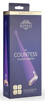 Фиолетовый клиторальный вибратор The Countess Pinpoint Vibrator - 19 см. - фото 1323090