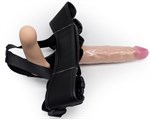 Реалистичный страпон Woman Midi с вагинальной пробкой - 19 см. - фото 1332682
