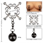 Металлические утяжеленные зажимы для сосков Grips 4-Point Weighted Nipple Press - фото 1348856