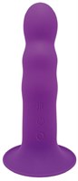 Фиолетовый вибратор Hitsens 3 - 18,2 см. - фото 1369200