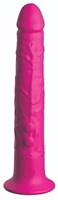 Ярко-розовый вибромассажер-реалистик с присоской Classix Wall Banger 2.0 - 19,1 см. - фото 1326300