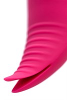 Ярко-розовый многофункциональный стимулятор клитора Blossy - фото 1326585