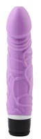 Фиолетовый вибратор-реалистик Thick Realistic Dildo - 19,5 см. - фото 1326761